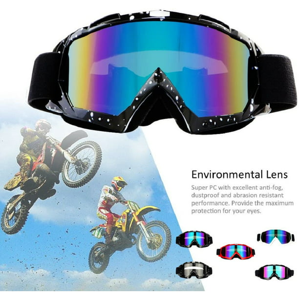 Wind Proof Dust Proof Motorcycle Motor Goggles Dirt Bike Ski Snow Sports Glasses